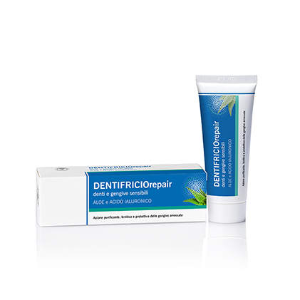 DENTIFRICIO REPAIR DENTI E GENGIVE SENSIBILI ALOE E ACIDO IALURONICO (75ml)