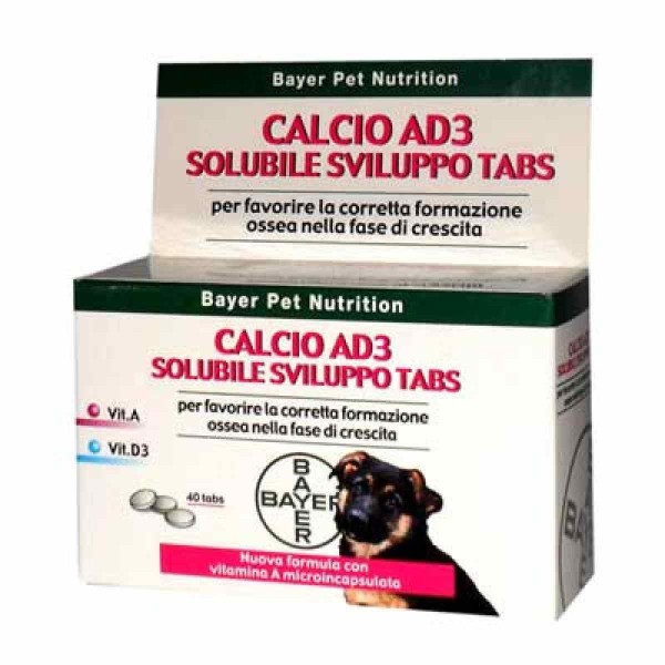 Calcio ad3 solub. svil. tabs 40 cpr  Bayer