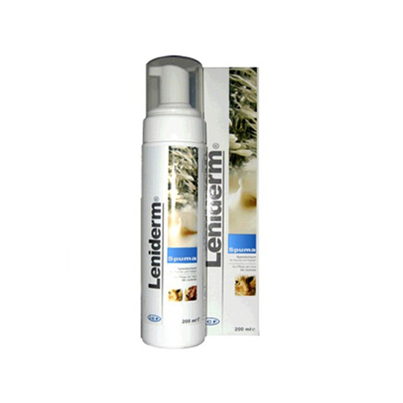 LENIDERM SPUMA 200 ml - Detergente lenitivo per cani e gatti