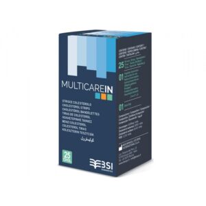 MULTICARE - MulticareIn - 25 Strisce Reattive Per Misurazione Del Colesterolo